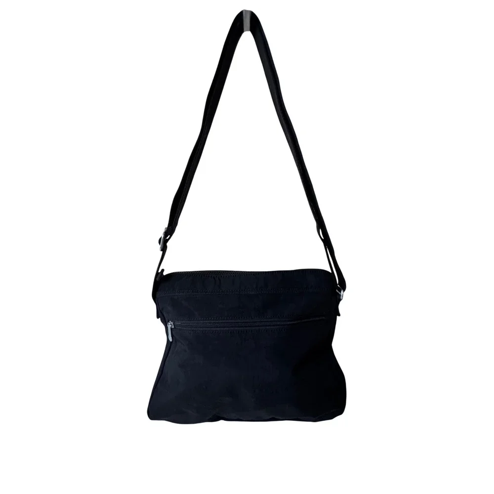 Kipling Black Aisling Nylon Crossbody Bag Adjustable Strap‎ Everyday Travel